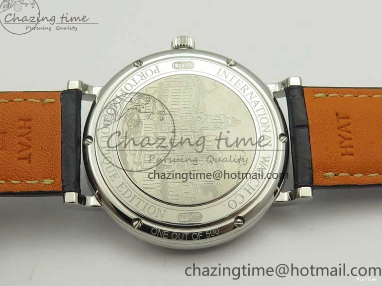 MIROTIME 0402 Refined Portofino Automatic SS MKF 1:1 Best Edition Blue Dial On Blue Leather Strap MIYOTA 9015 V 7201